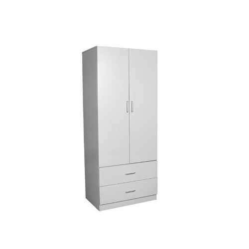 Redfern 2 Door 2 Drawer Wardrobe White