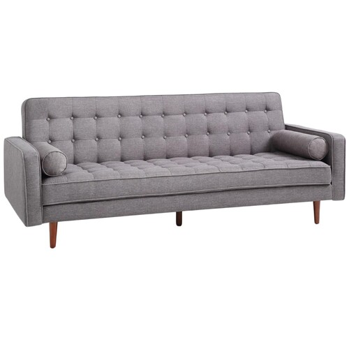 Sophia 3 Seater Sofa Bed Dark Grey