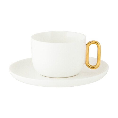 Teacup & Saucer Celine Luxe Ivory