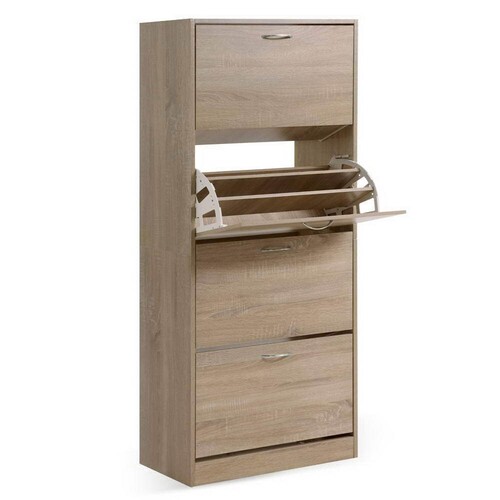 Quatre Shoe Cabinet Wood