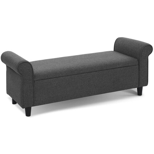 Henry Storage Ottoman Grey