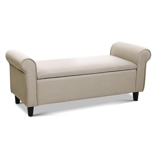 Henry Storage Ottoman Taupe