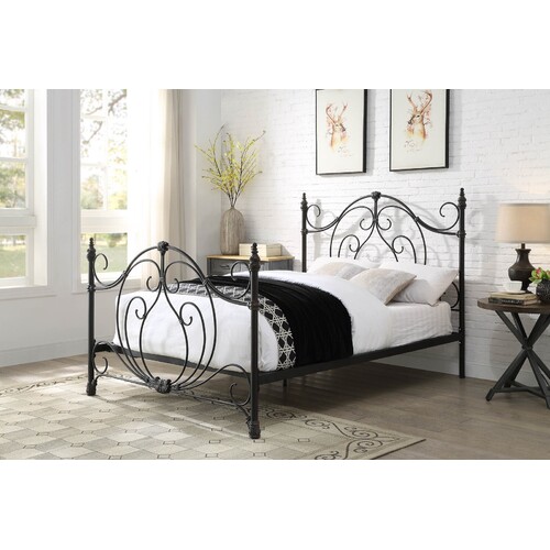 Bogart Cast and Wrought Iron Bed Frame