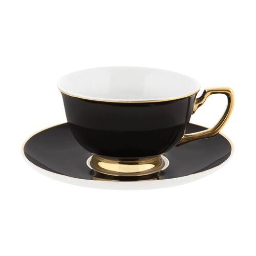 Teacup & Saucer Ebony