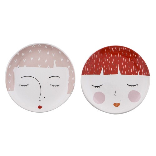 Bessie Trinket Plate Set of 2