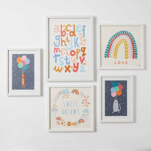 Rainbow Dreams Wall Art Set