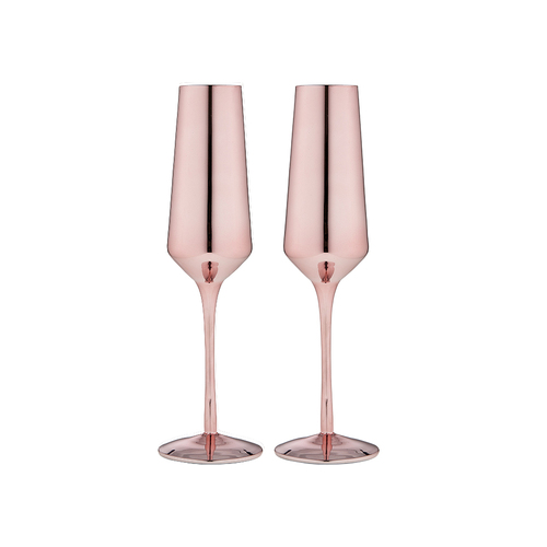 Aurora Rose 2pk Champagne Glass
