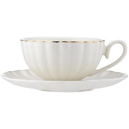 Parisienne Amour White Cup + Saucer