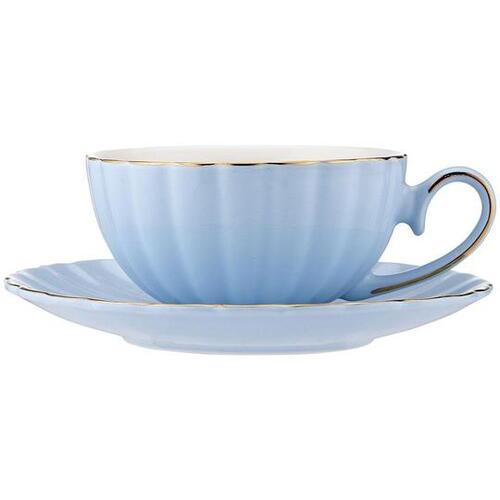 Parisienne Amour Blue Bell Cup + Saucer