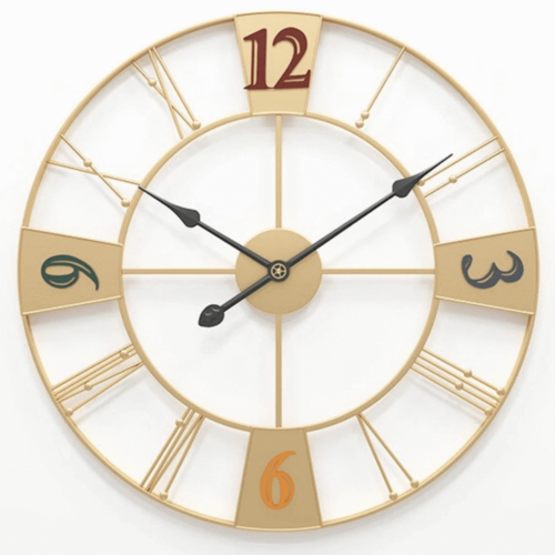 Thomas Gold Wall Clock