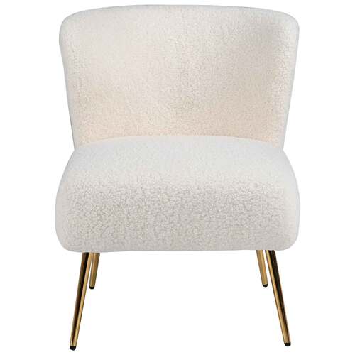 Tina Faux Lambskin Lounge Chair
