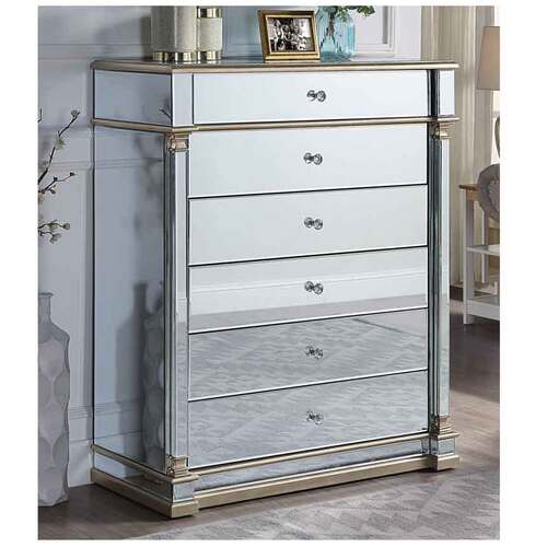 Athena Mirrored Tallboy
