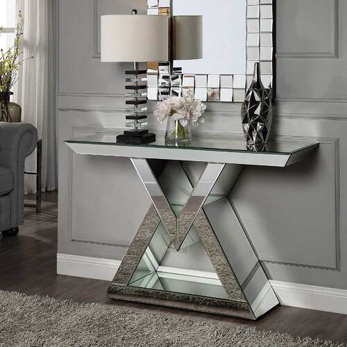 Valentina Mirrored Hallway Console Table