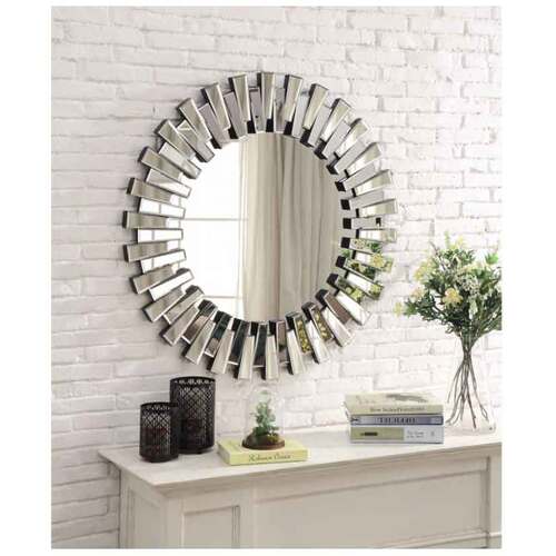 Gemini Decorative Round Wall Mirror