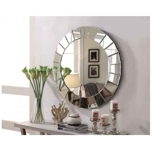 Leonidas Decorative Round Wall Mirror