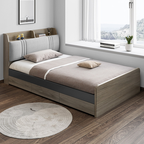 Normandy King Single Bed Frame with Storage