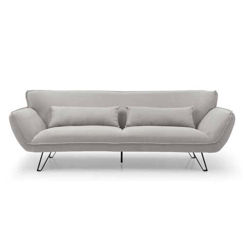 Amber 3 Seater Sofa-White
