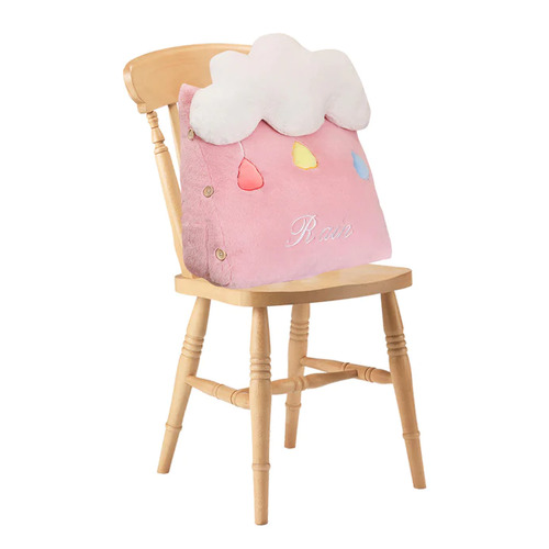 Cute Star Cloud Wedge Cushion Pink
