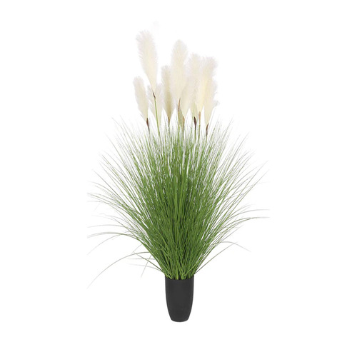 Artificial Indoor Potted Reed Bulrush Grass