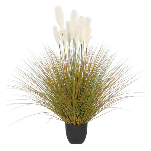 Artificial Indoor Potted Reed Bulrush Grass