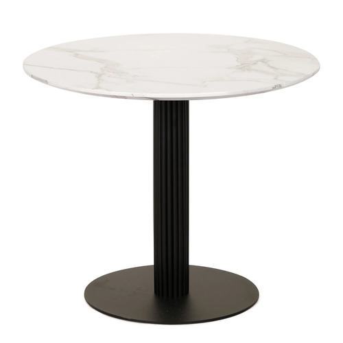 Martini Marble Effect Round Dining Table