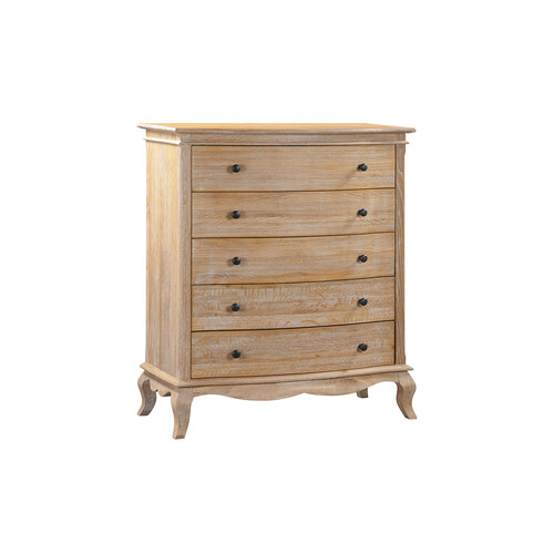 Milles Tallboy Solid Oak