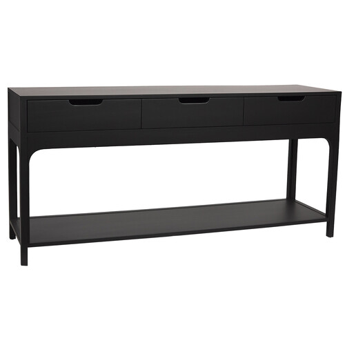 Arco Wooden Console Table, 170cm, Black