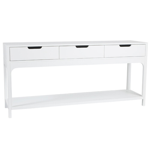 Arco Wooden Console Table, 170cm, White