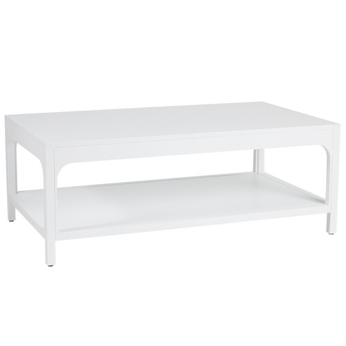 Arco Wooden Coffee Table, White