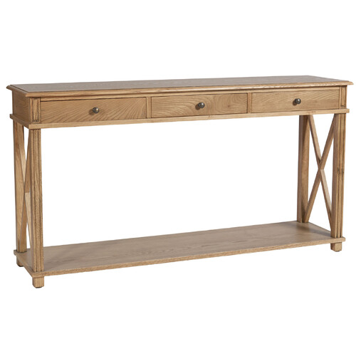 Manto Timber Console Table, Elm
