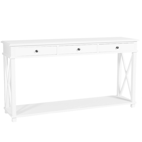 Manto Timber Console Table, White