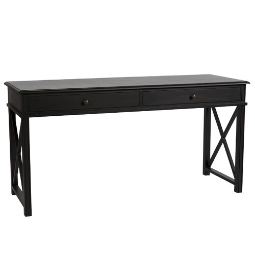 Manto Timber Desk, Black