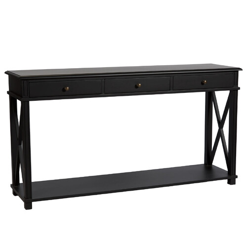 Manto Timber Console Table, Black