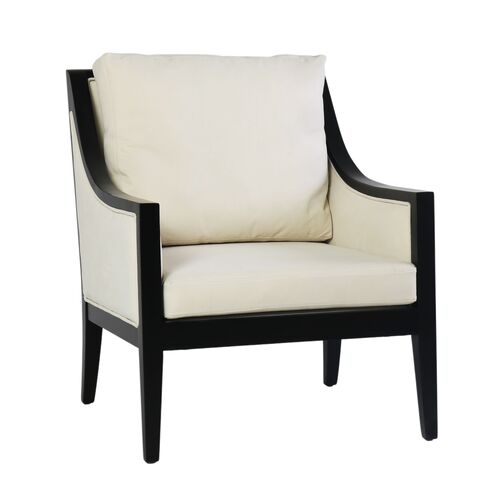 Altair Hamptons Armchair Cream/Black