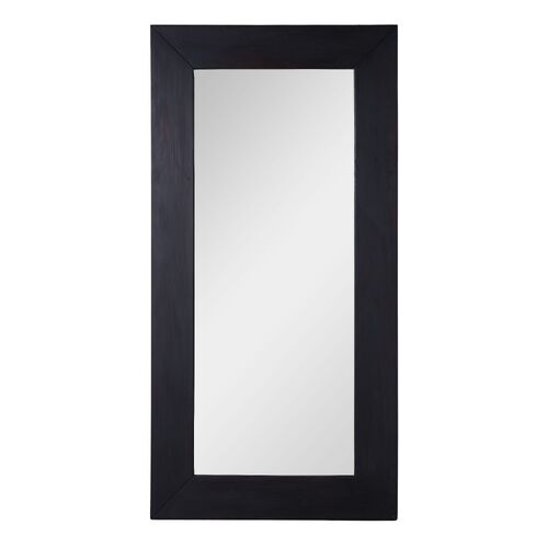 Framed Floor Mirror Black