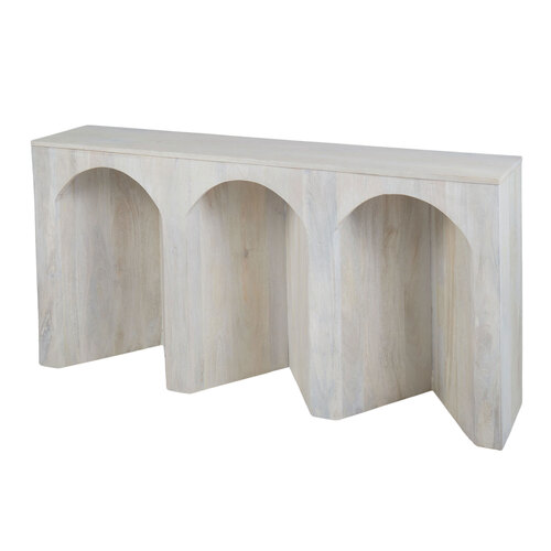 Arch Mango Wood Console Table