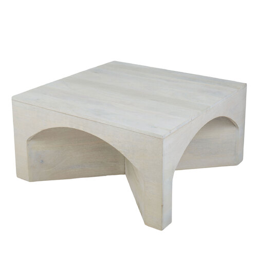 Arch Mango Wood Coffee Table