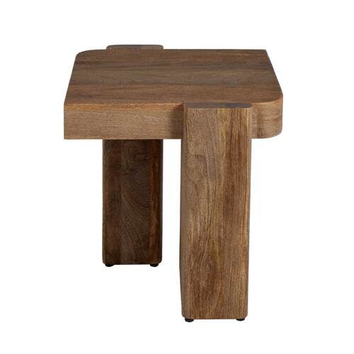 Wooden Block Side Table