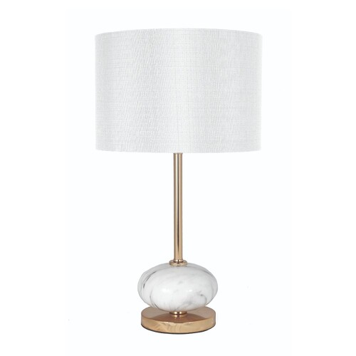 Sicily White Marble Table Lamp