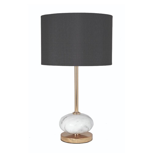 Sicily Black Marble Table Lamp