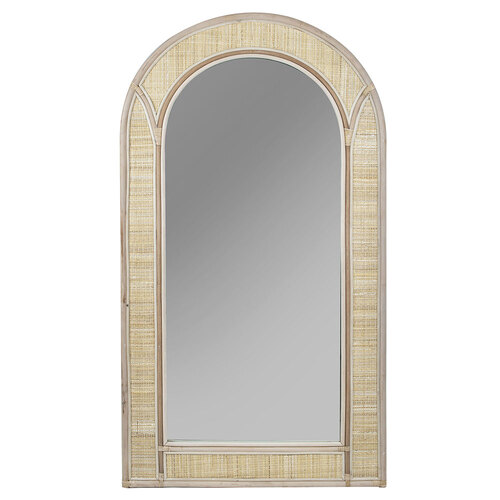 Thia Rattan Frame Floor Mirror, 180cm