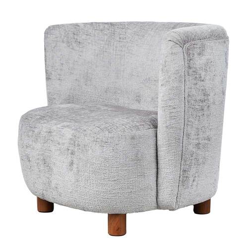 Chenille Armchair Grey