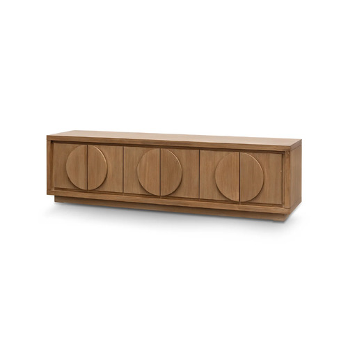 Chloe 2m Entertainment TV Unit - Dusty Oak