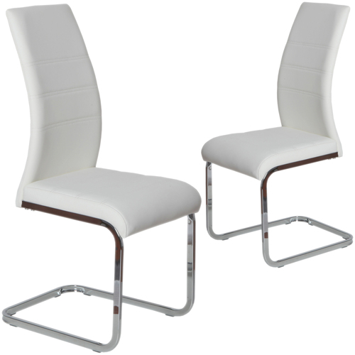 Set of 2 Sofia Faux Leather Dining Chair