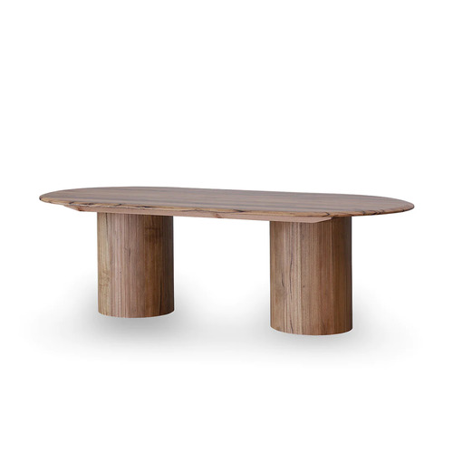 Allegria 2.4m Oval Dining Table - Natural