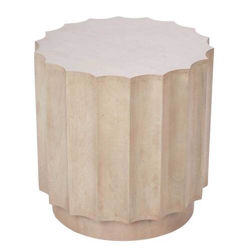 Wyatt Side Table White Wash