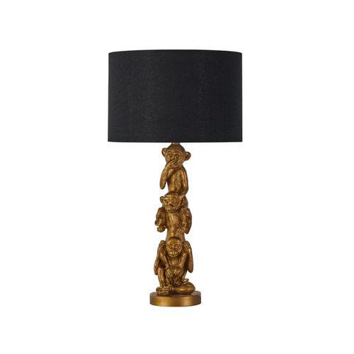 Sage Three Wise Monkey Table Lamp