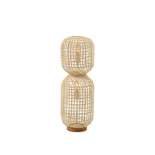 Twirla Rattan Floor Lamp - Small