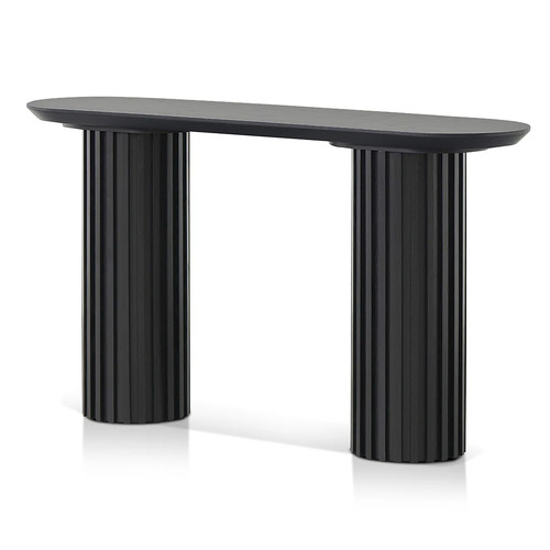 Samuel 1.4m Console Table - Black Oak