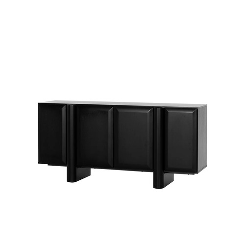 Artie 1.6m Sideboard Unit - Full Black